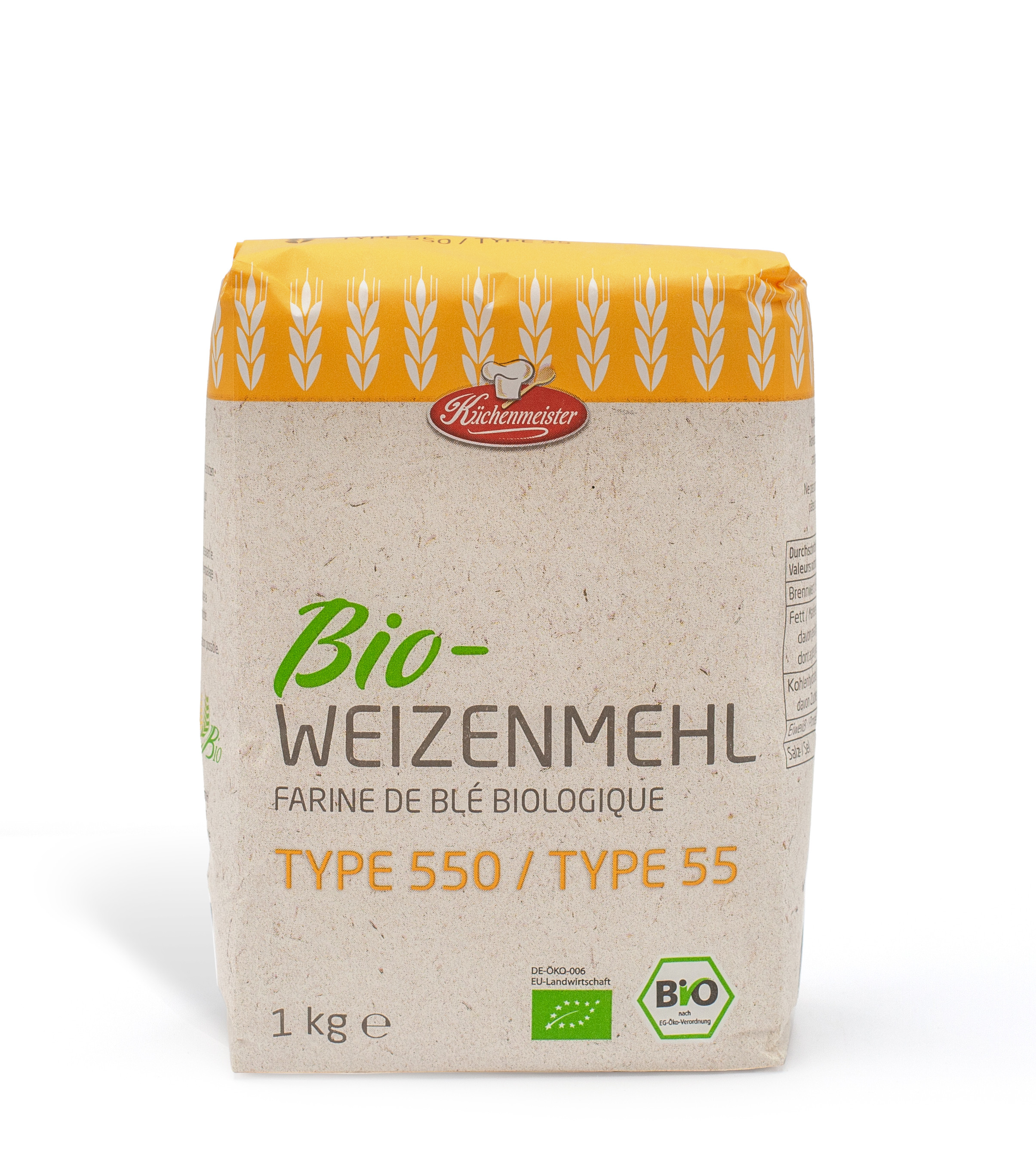 Bio-Weizenmehl Type 550 Bio-Weizenmehl Type 550