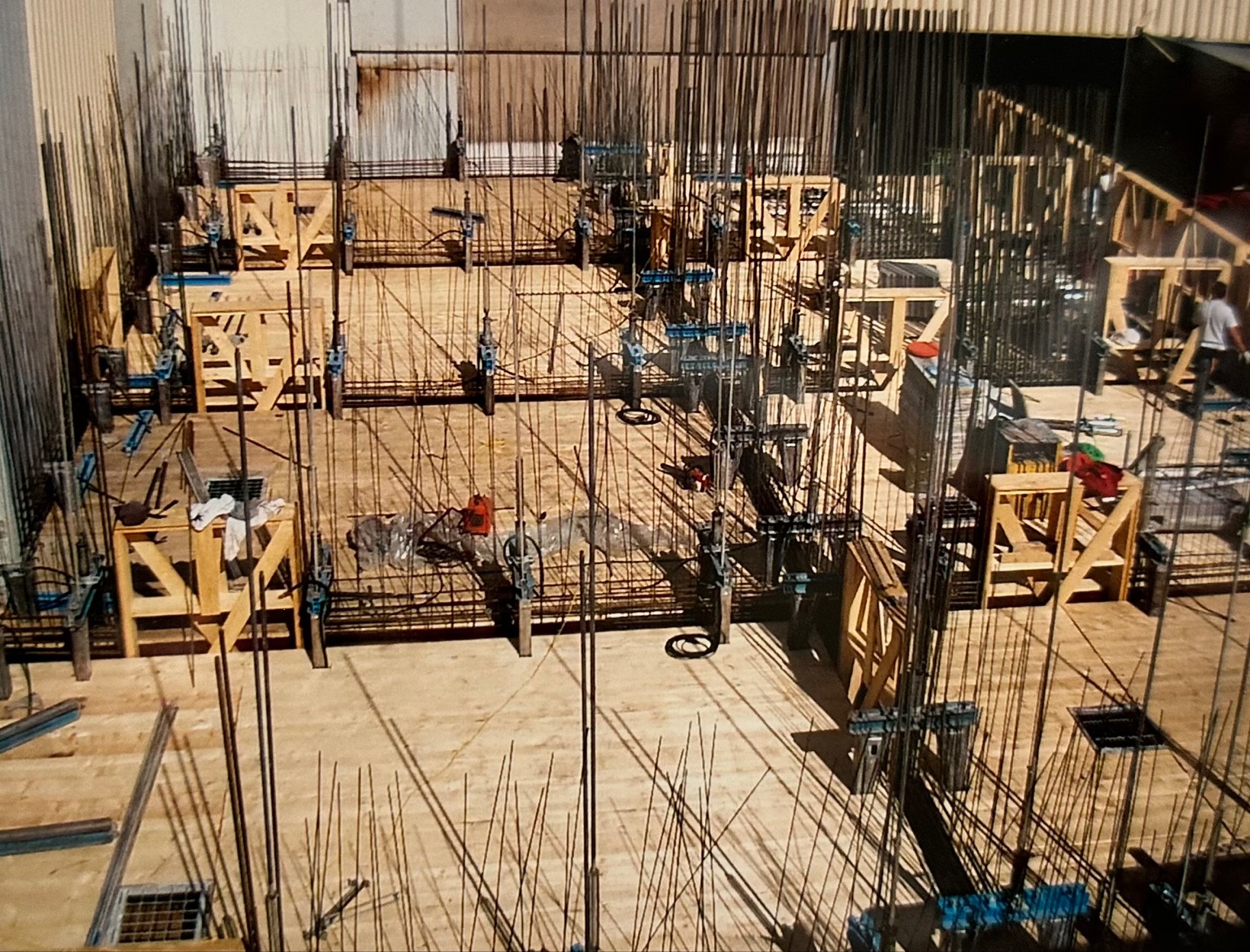 Baustelle Holzgleitschalung